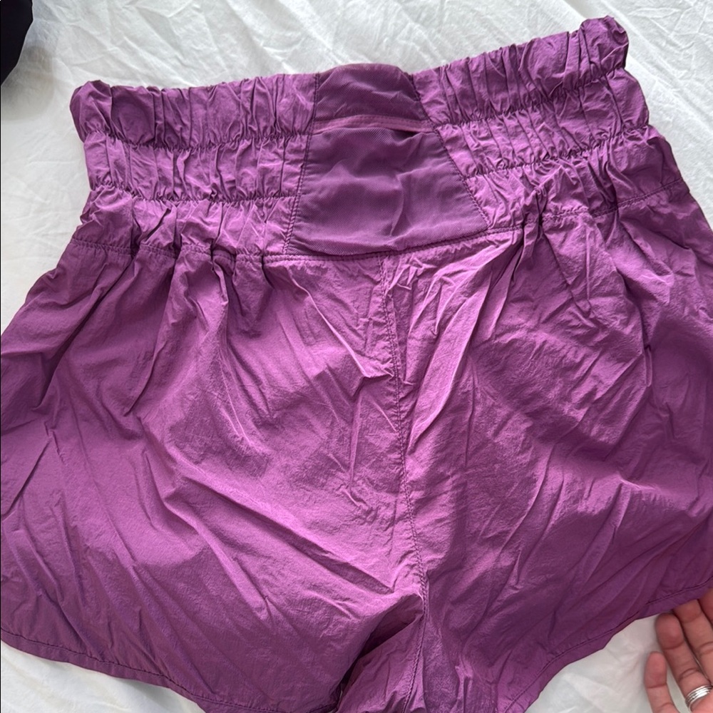 FP MOVEMENTVibrant Purple Gathered Waist Shorts